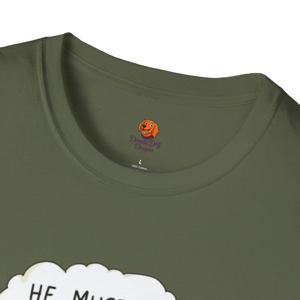 Funny 'He Must Be Spanish' Milk Cartons T-Shirt