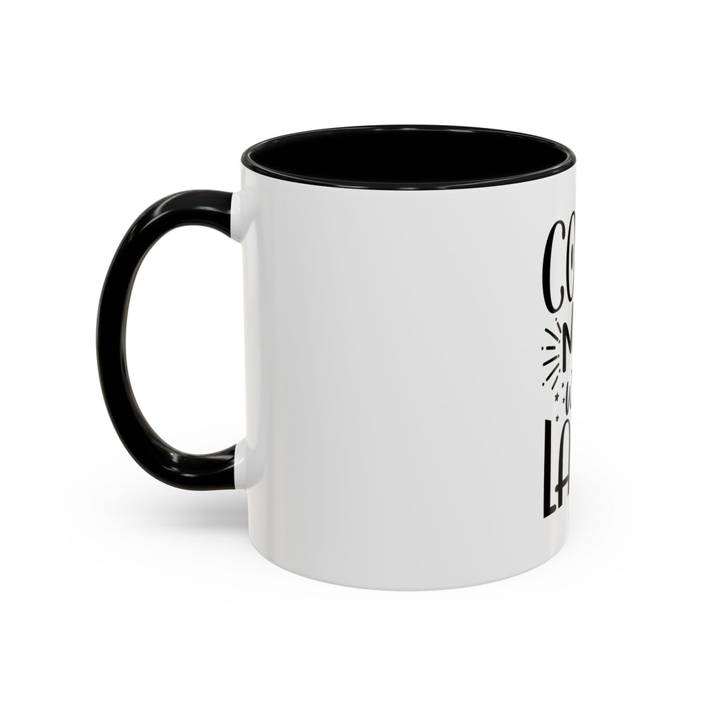 Coffee Now, Wine Later Accent Mug (11/15oz)