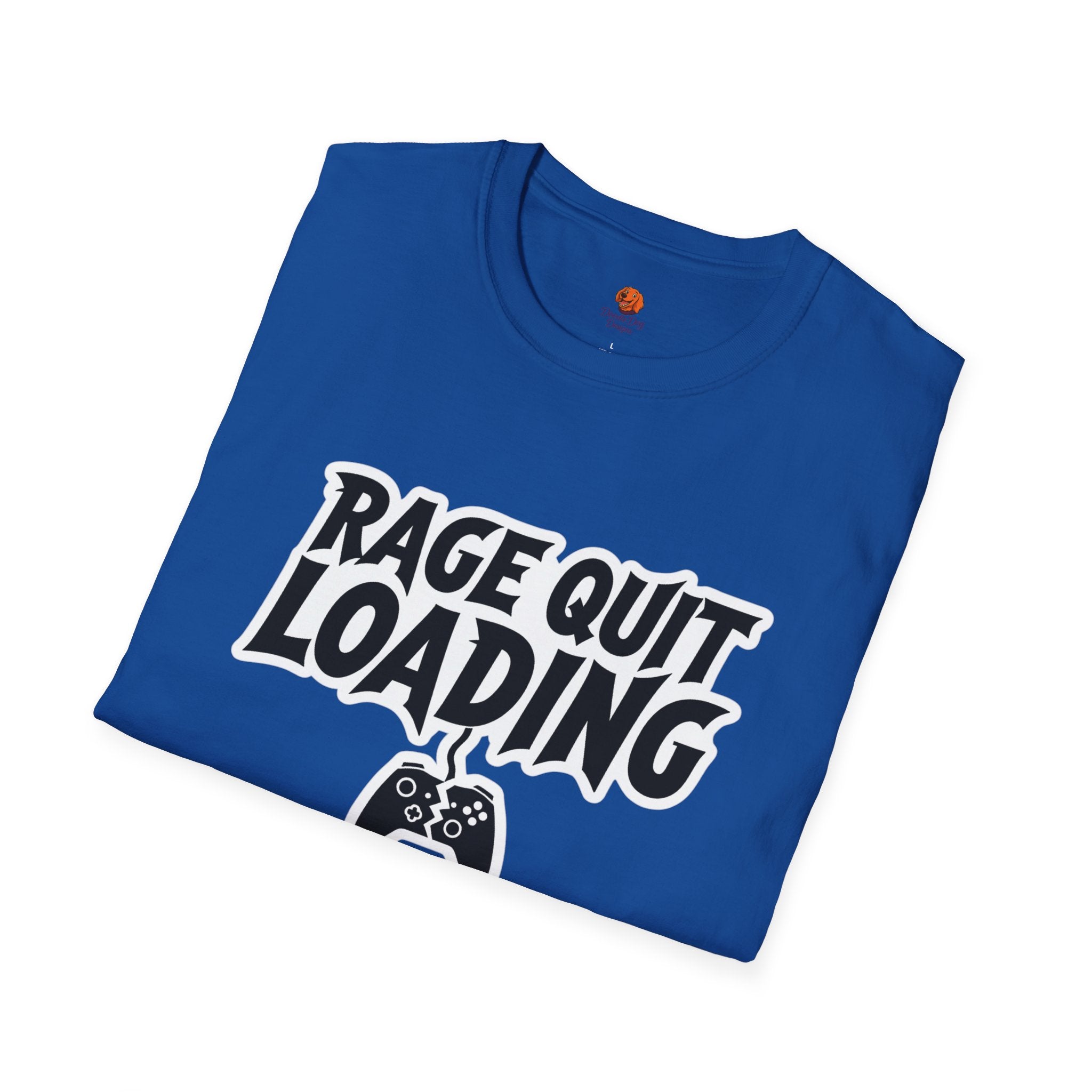 Rage Quit Loading Gamer T‑Shirt — Funny Video Game Controller Tee