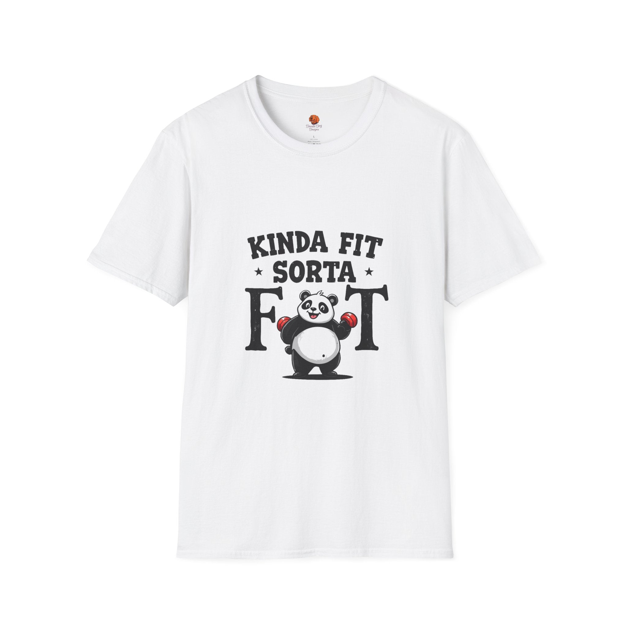 Panda 'Kinda Fit, Sorta Fat' T-Shirt Unisex