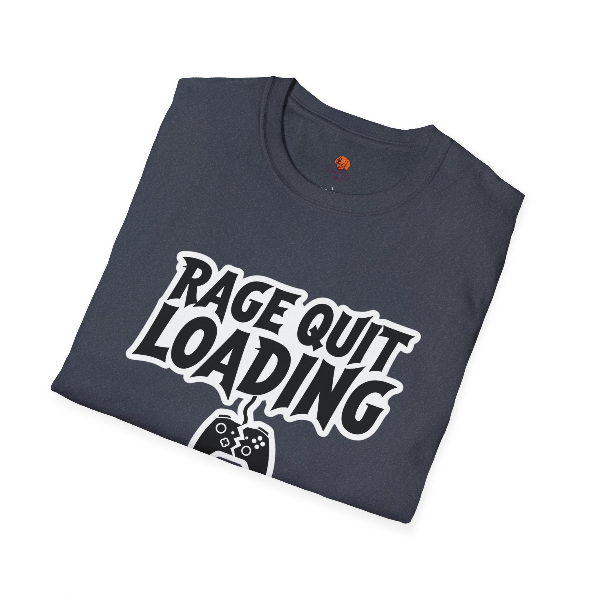 Rage Quit Loading Gamer T‑Shirt — Funny Video Game Controller Tee