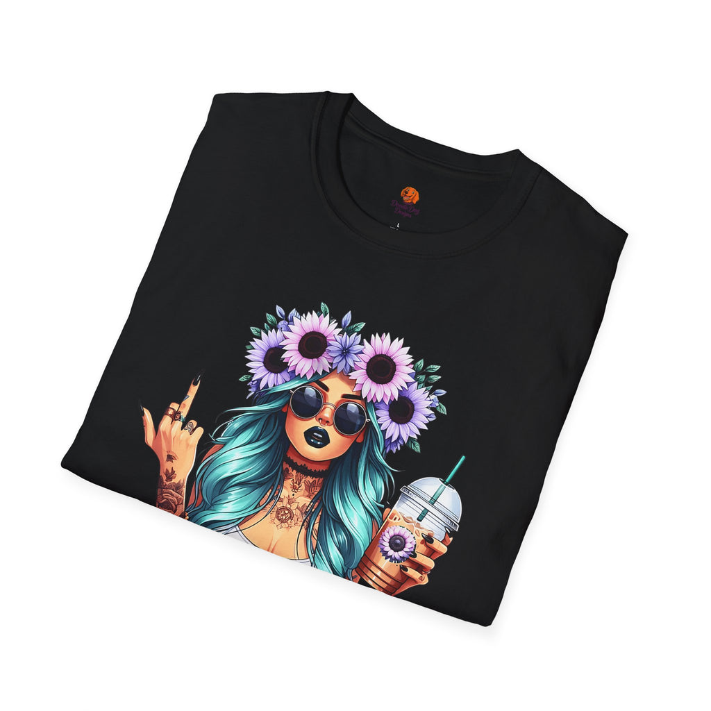 Girl Sunflower Crown T-Shirt