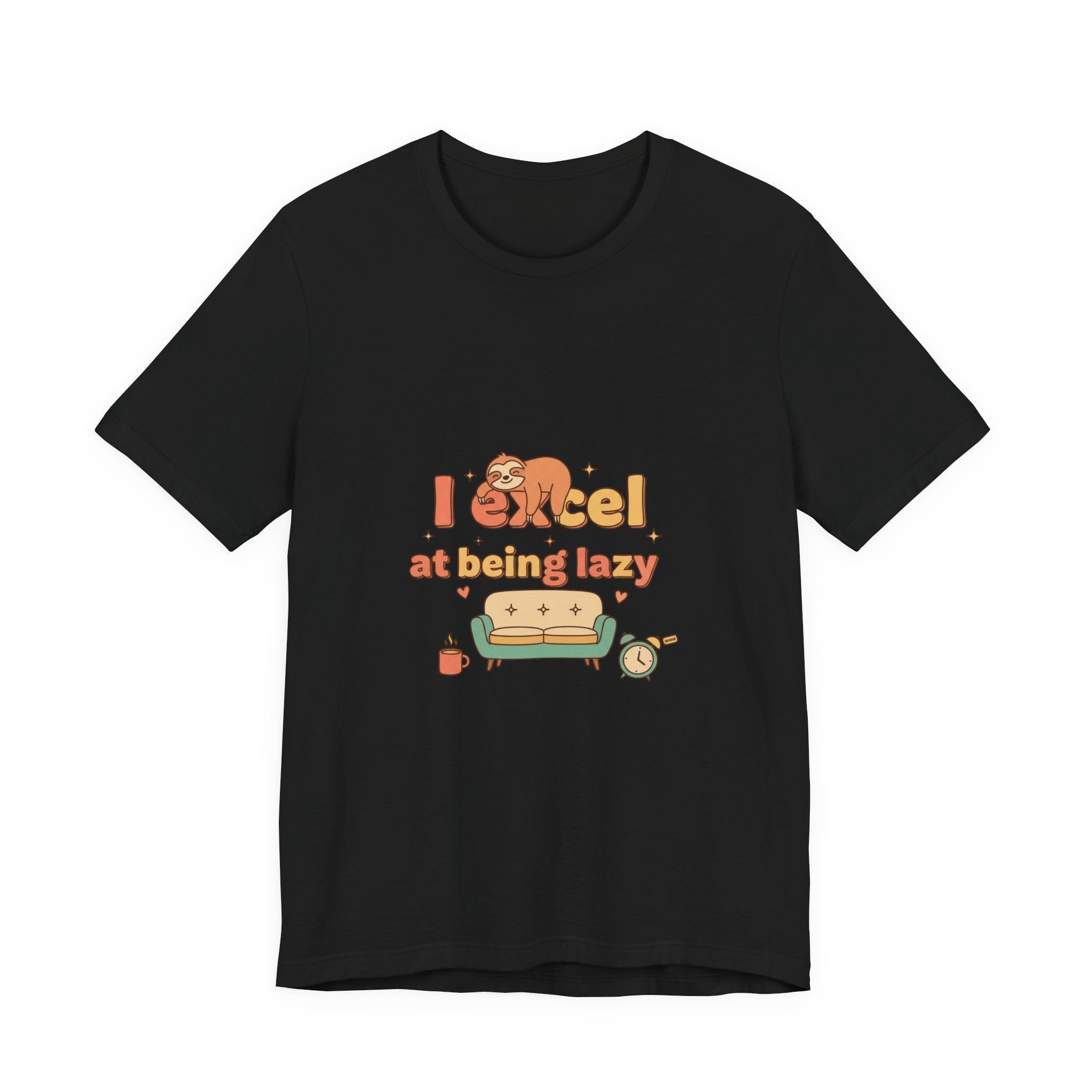 I Excel at Being Lazy Tee | trying era shirt, funny lazy tee