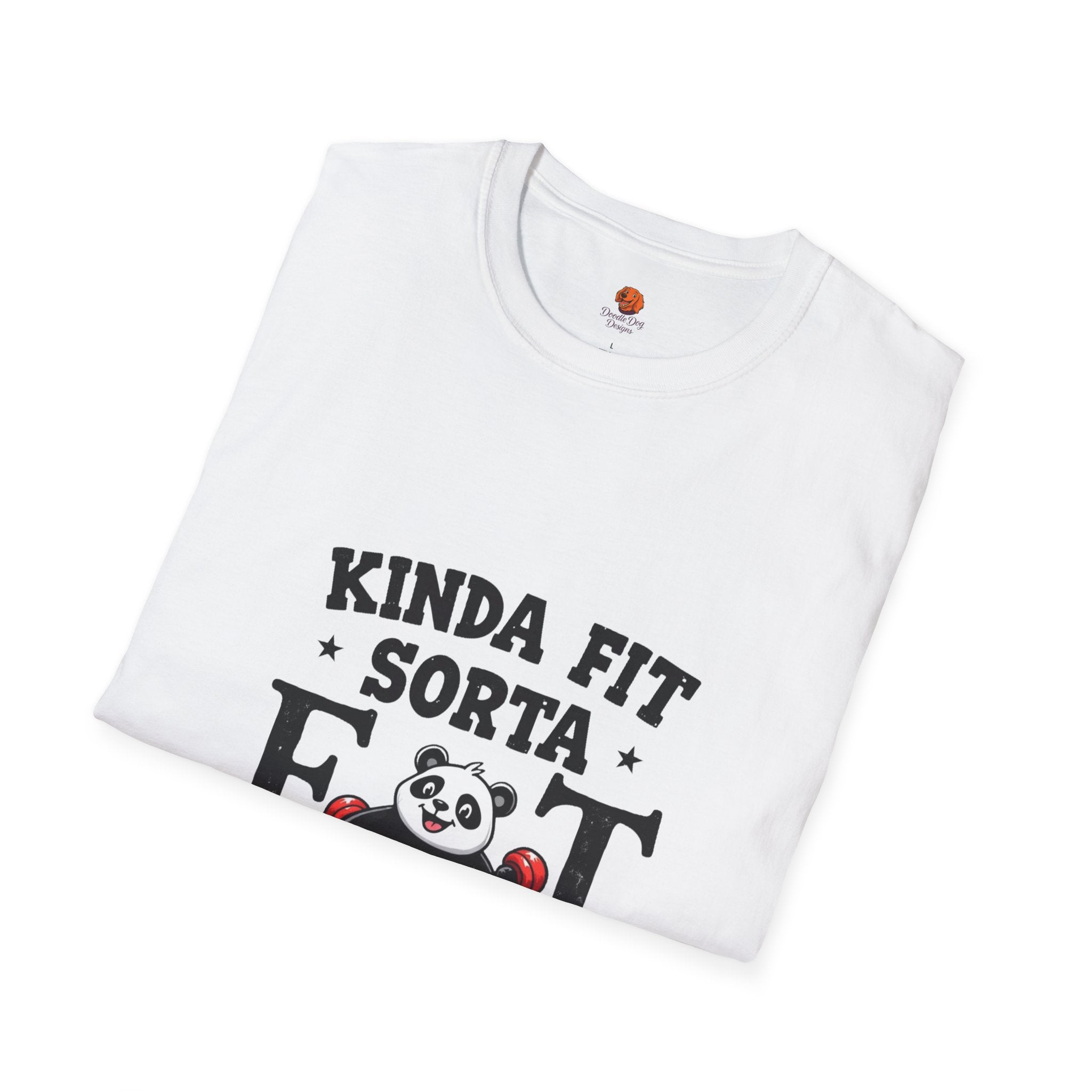 Panda 'Kinda Fit, Sorta Fat' T-Shirt Unisex