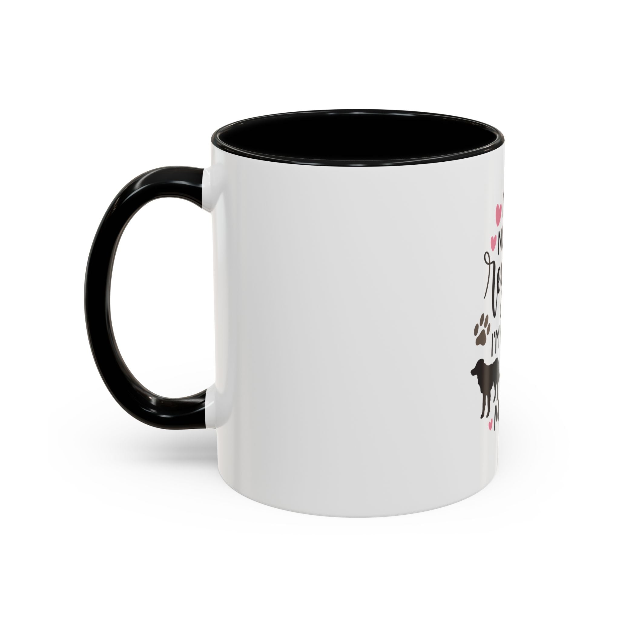 Dog Mom Coffee Mug — "I'm Not a Regular Mom, I'm a Dog Mom" Accent Mug