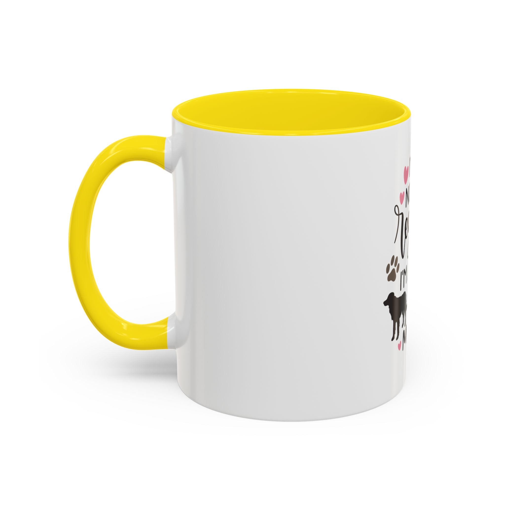 Dog Mom Coffee Mug — "I'm Not a Regular Mom, I'm a Dog Mom" Accent Mug