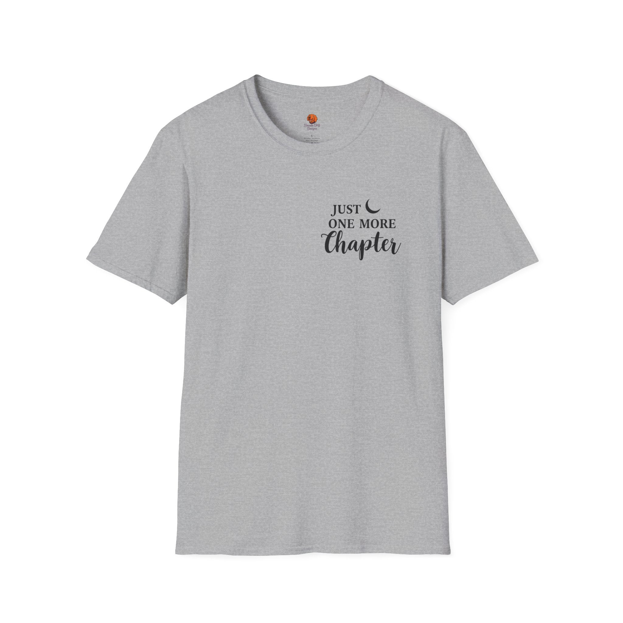 Just One More Chapter T-Shirt — Reading Book Lover Graphic Tee