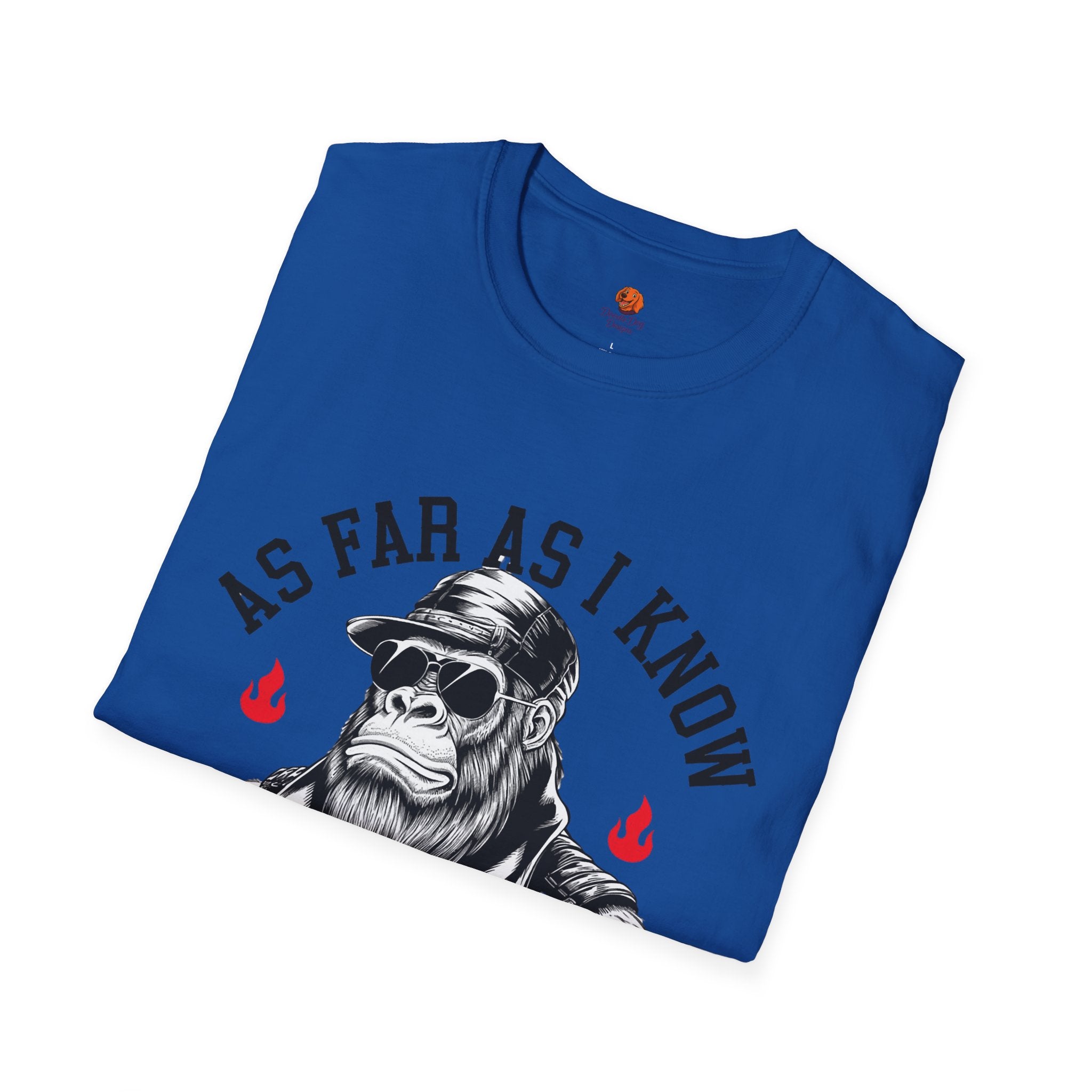 Delightful Ape Graphic T-Shirt — "As Far As I Know I'm Delightful" Vintage Monkey Tee