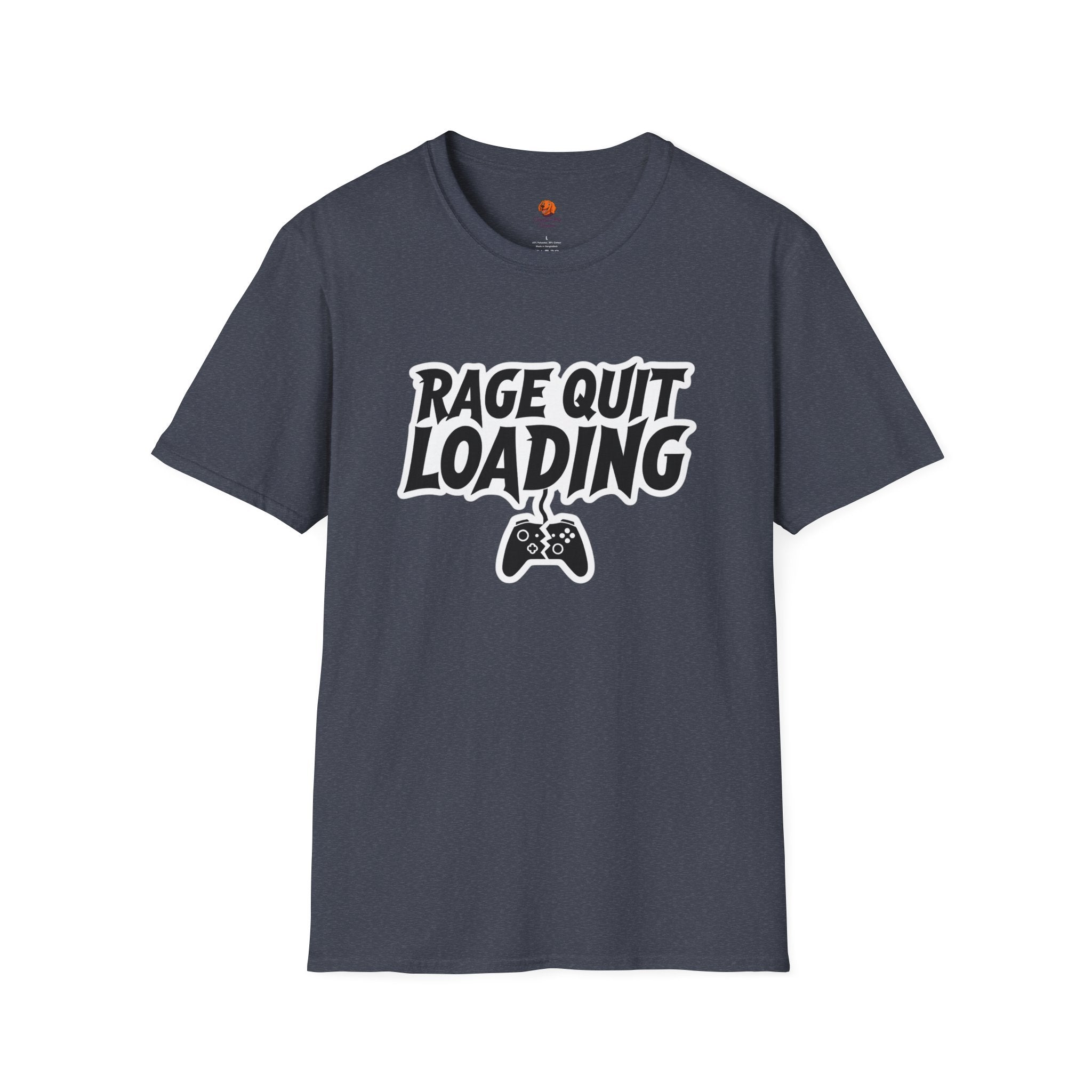Rage Quit Loading Gamer T‑Shirt — Funny Video Game Controller Tee