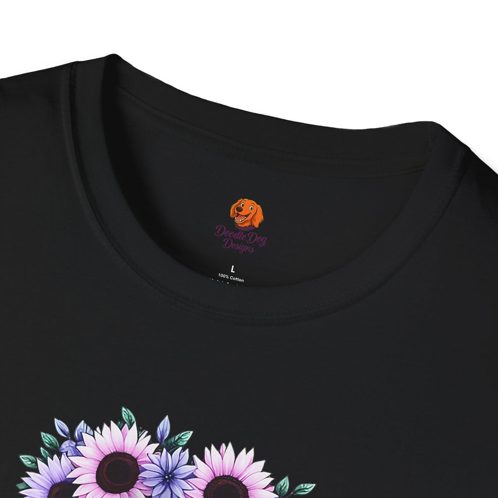 Girl Sunflower Crown T-Shirt
