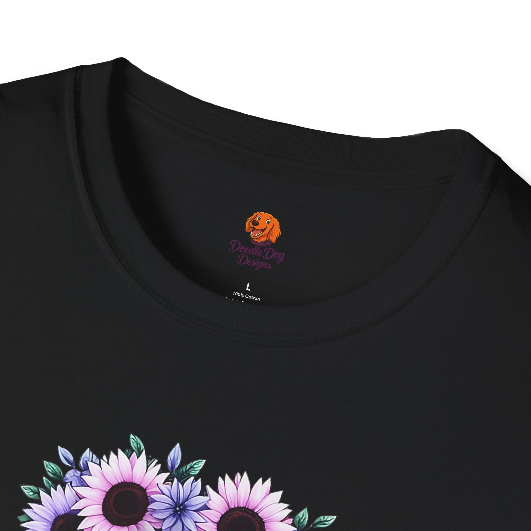 Girl Sunflower Crown T-Shirt