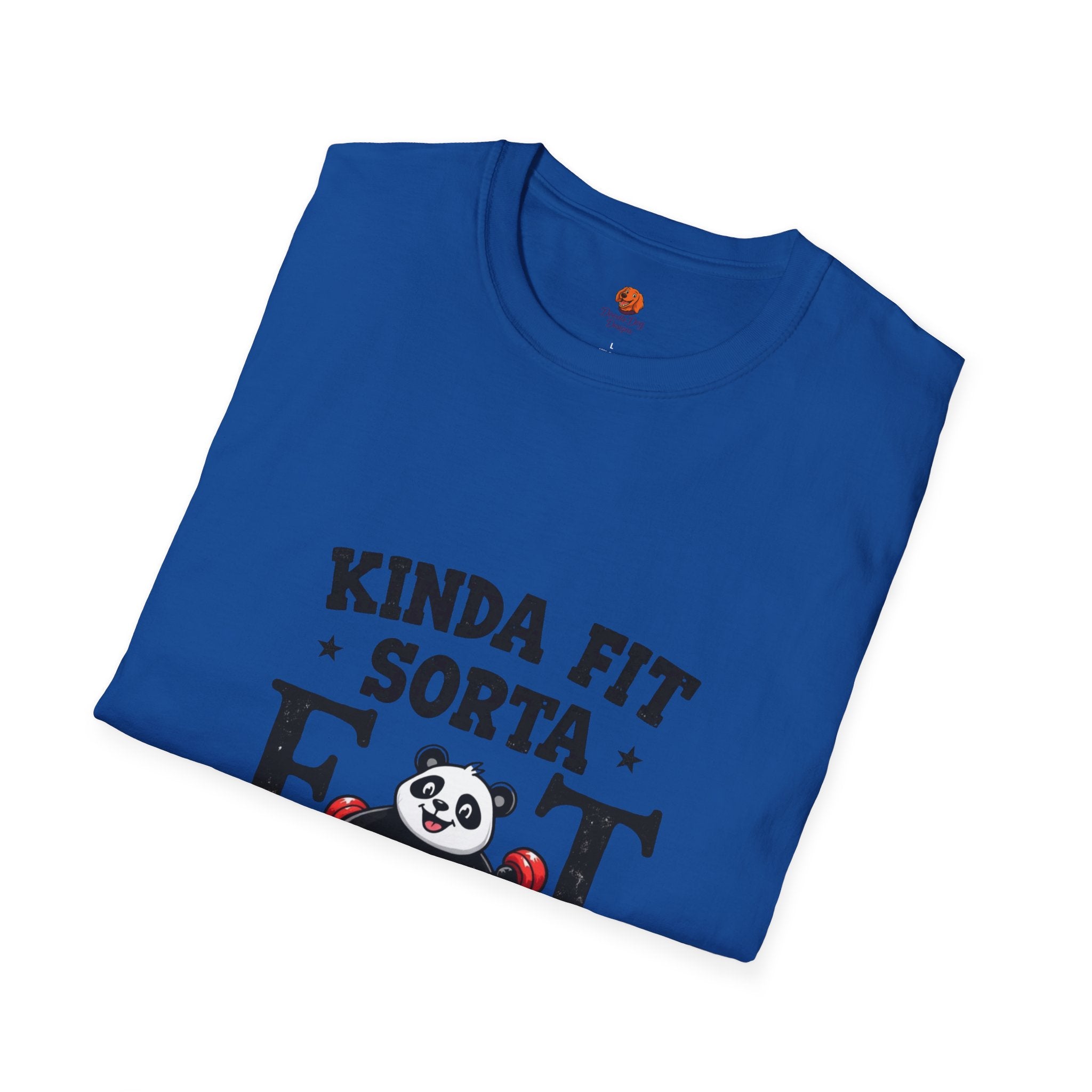 Panda 'Kinda Fit, Sorta Fat' T-Shirt Unisex