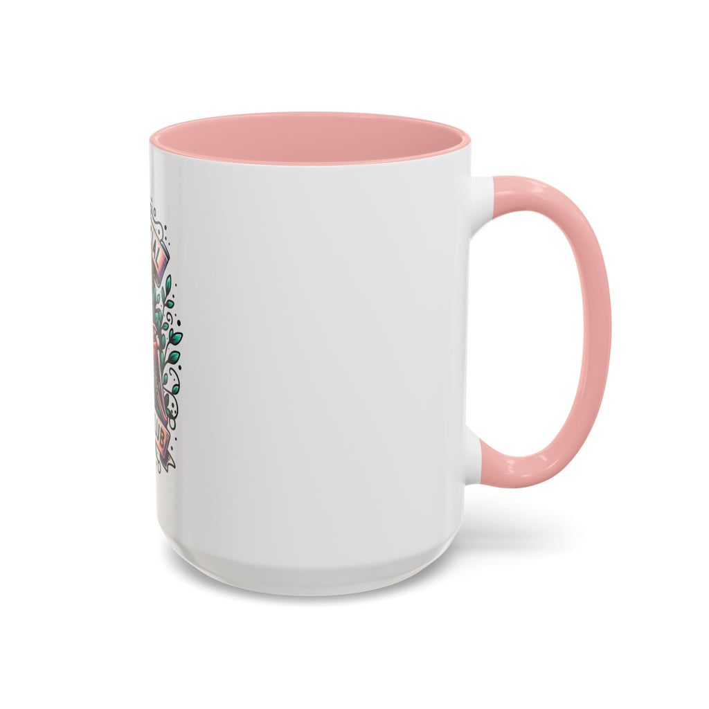 Accent Mug — "Anti-Social Book Club" Skull & Book Coffee Mug (11/15oz)