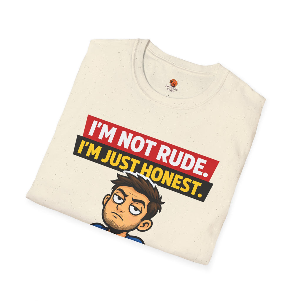 Funny 'I'm Not Rude, I'm Just Honest' Graphic T-Shirt