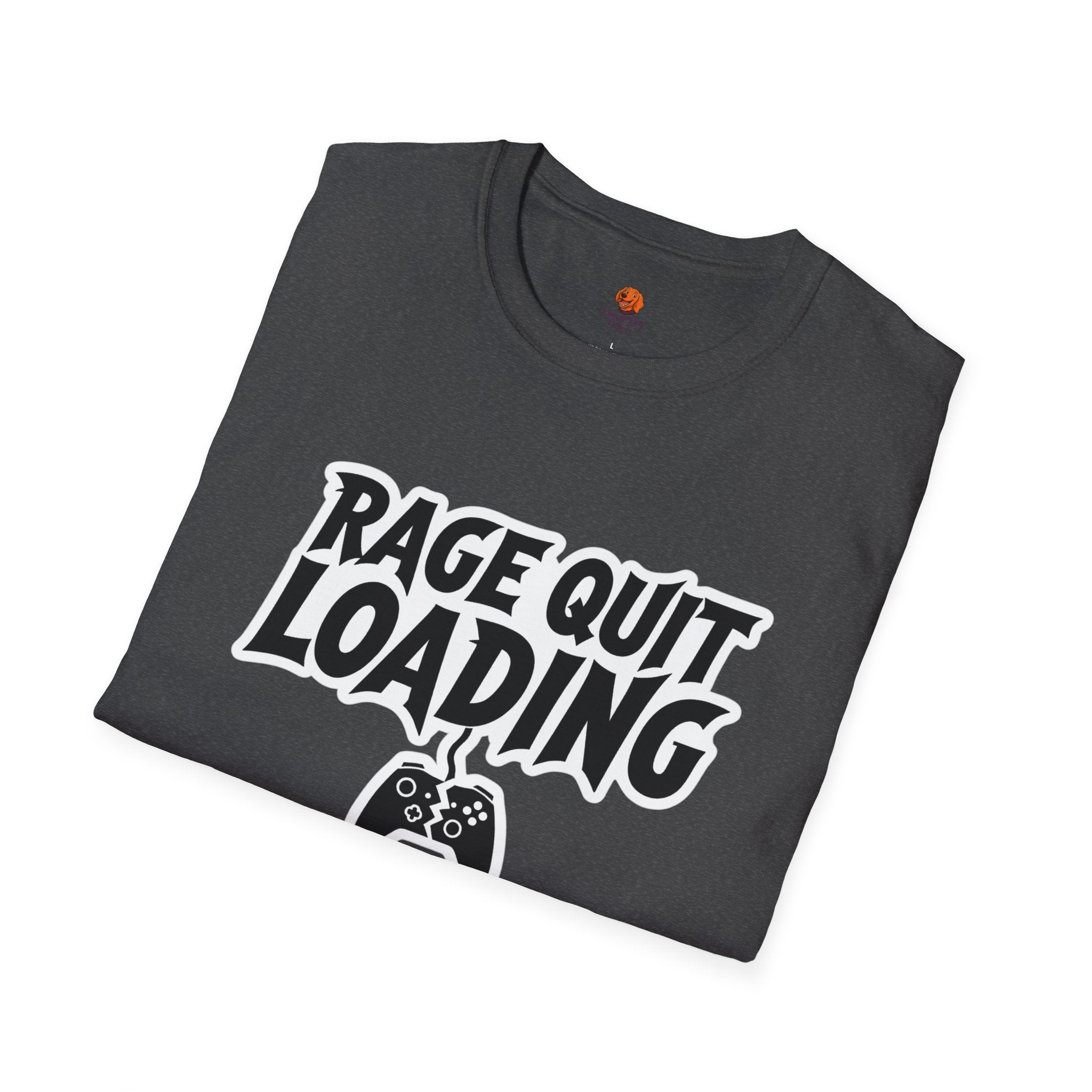 Rage Quit Loading Gamer T‑Shirt — Funny Video Game Controller Tee