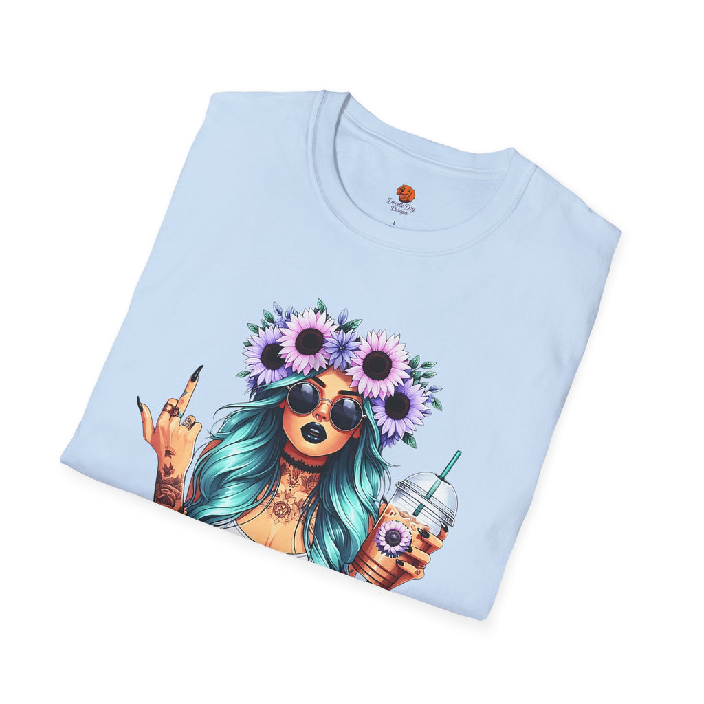 Girl Sunflower Crown T-Shirt
