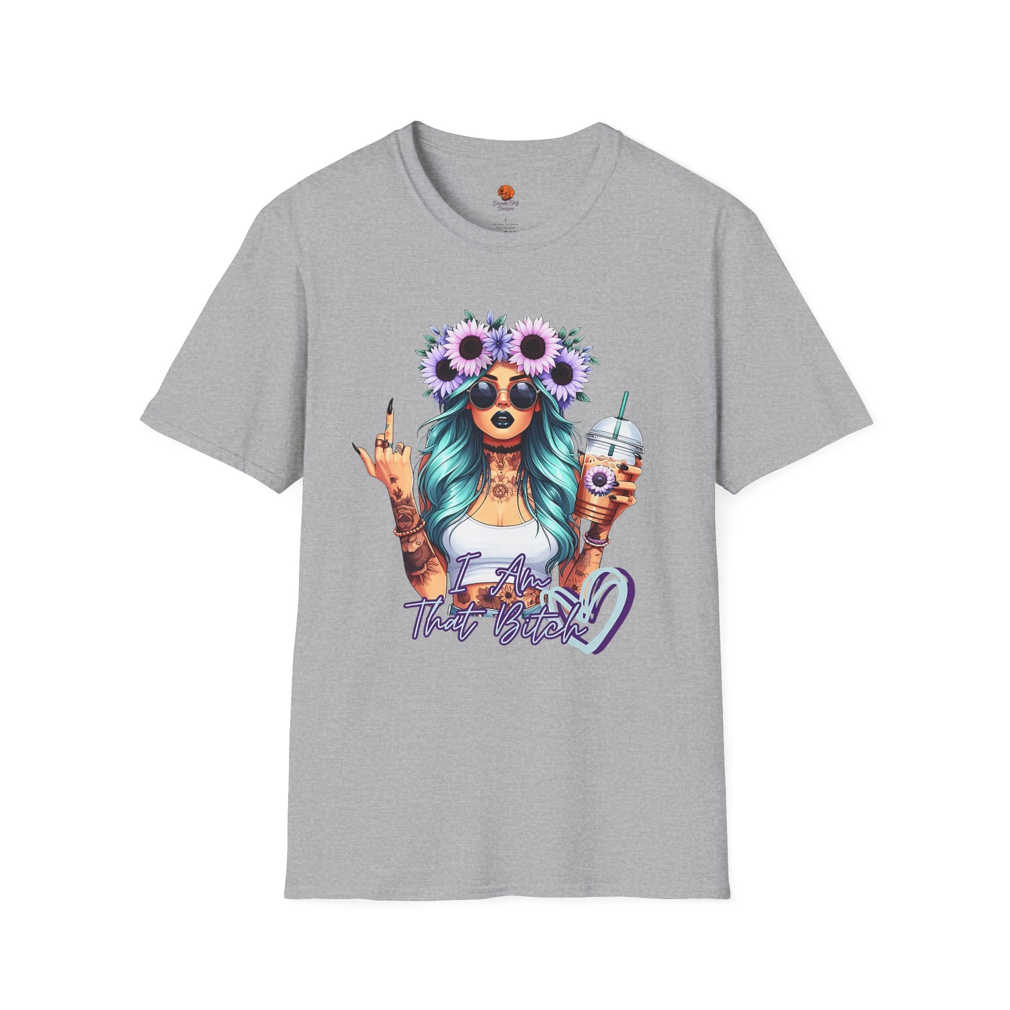 Girl Sunflower Crown T-Shirt