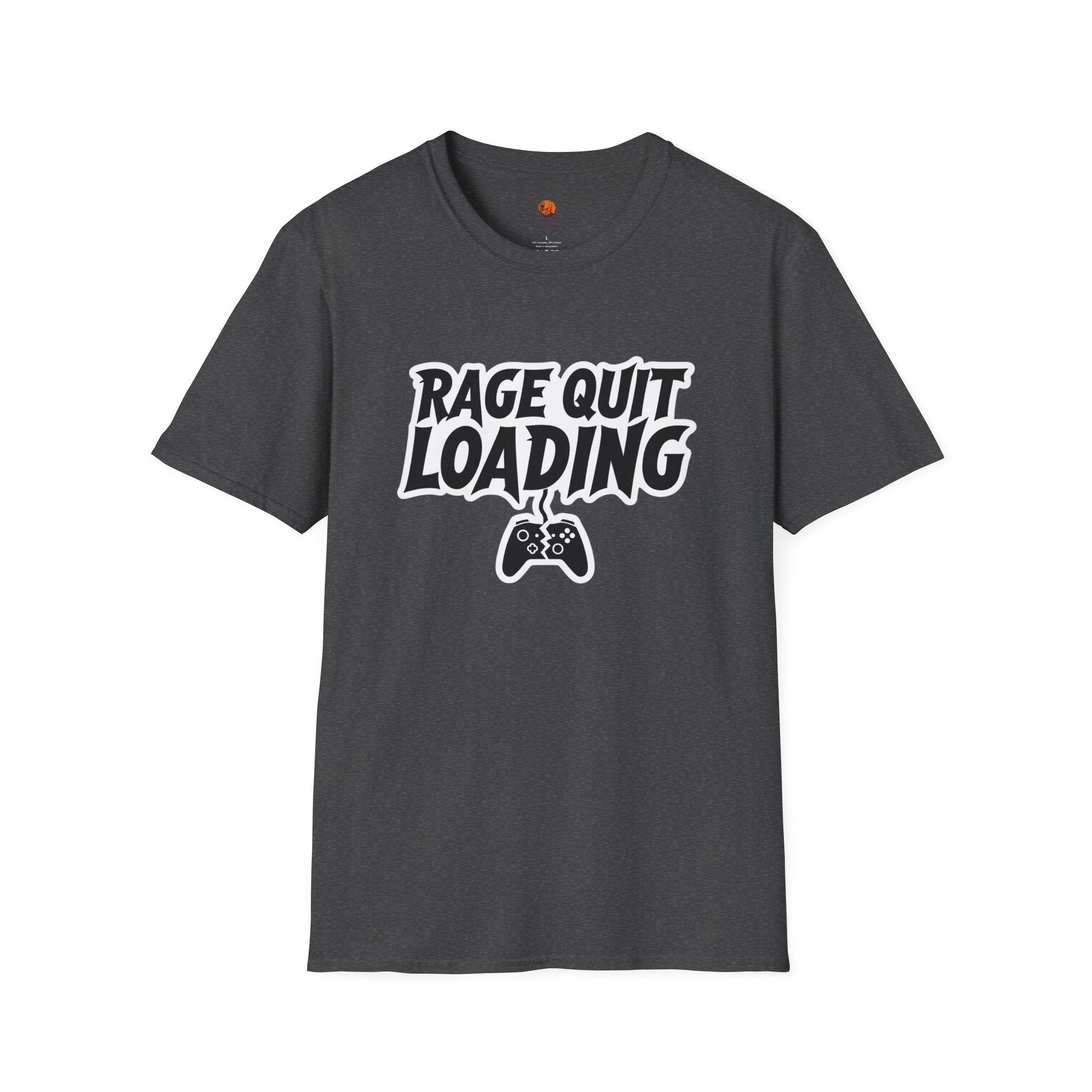 Rage Quit Loading Gamer T‑Shirt — Funny Video Game Controller Tee