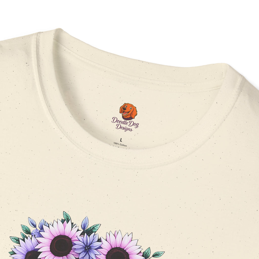 Girl Sunflower Crown T-Shirt