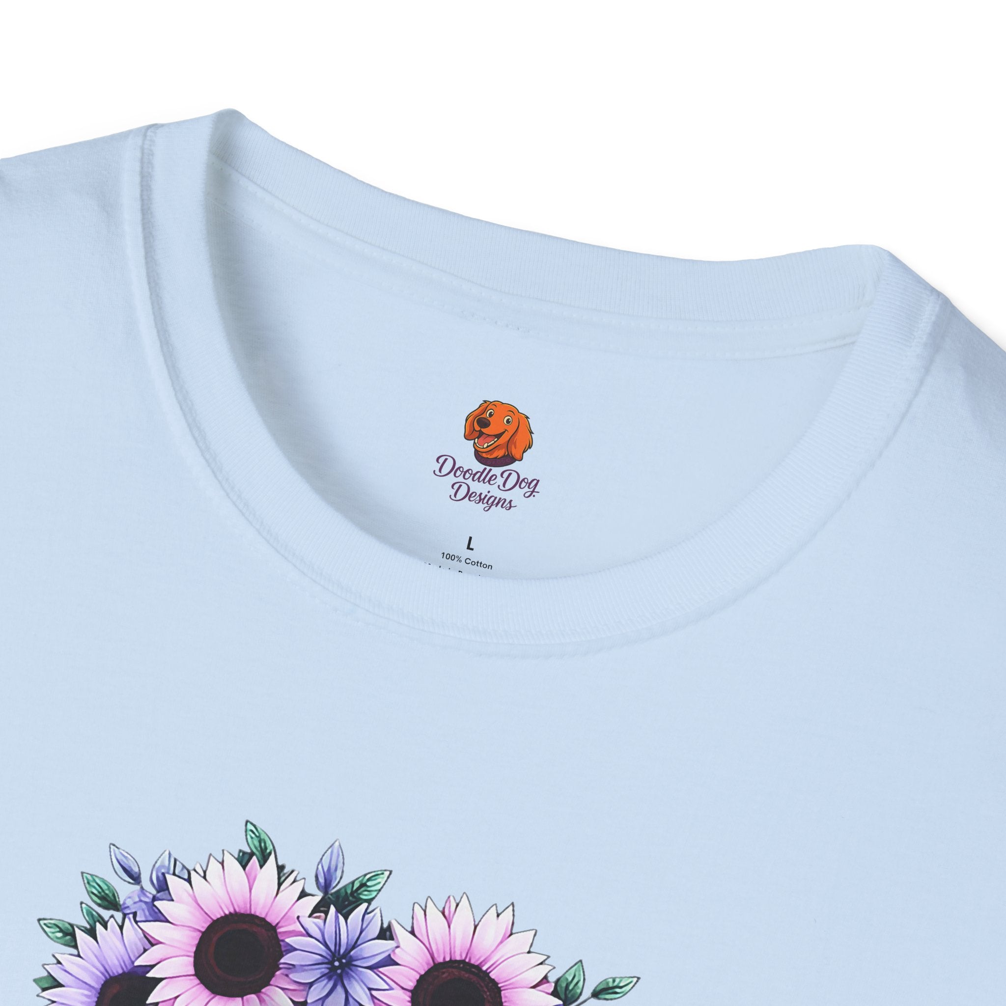 Girl Sunflower Crown T-Shirt