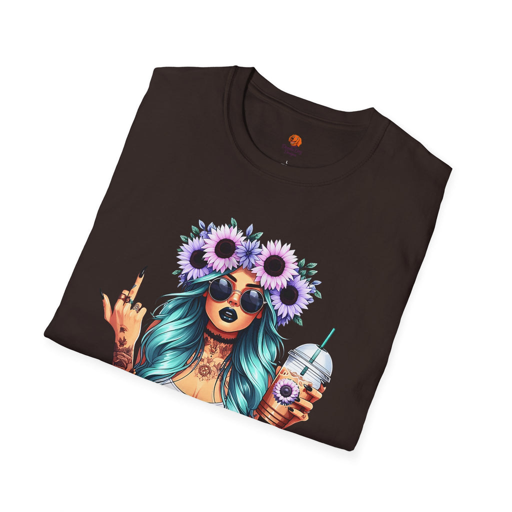 Girl Sunflower Crown T-Shirt