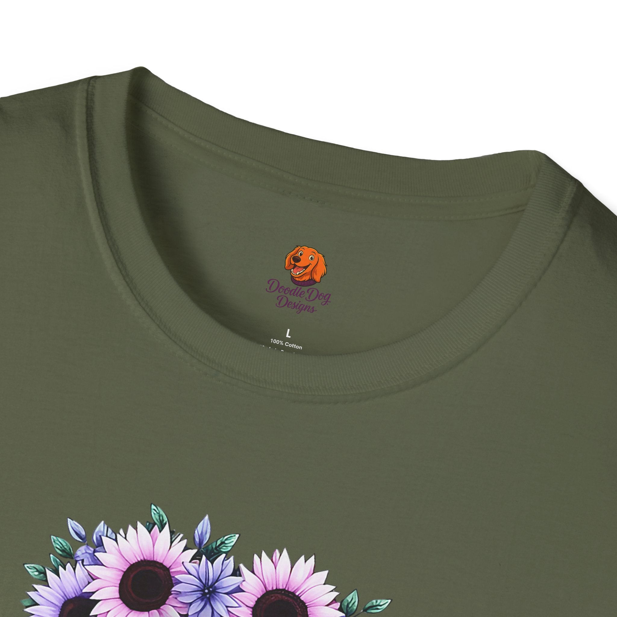 Girl Sunflower Crown T-Shirt